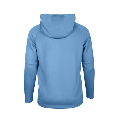 Toronto Argonauts New Era 2026 Sideline Metam Raglan Hoodie - Light Blue