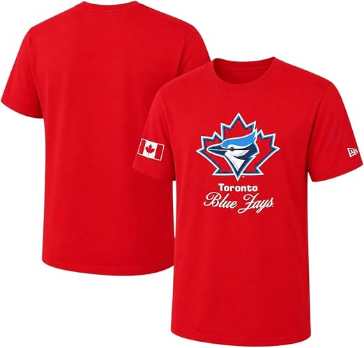 Toronto Blue Jay Canada Day MLB New Era T-Shirt - Red