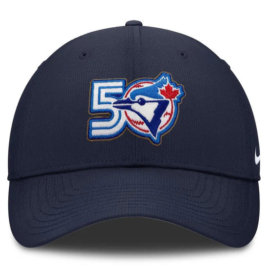 Toronto Blue Jays 50th Season Nike Dri-Fit Adjustable Club Cap - Navy