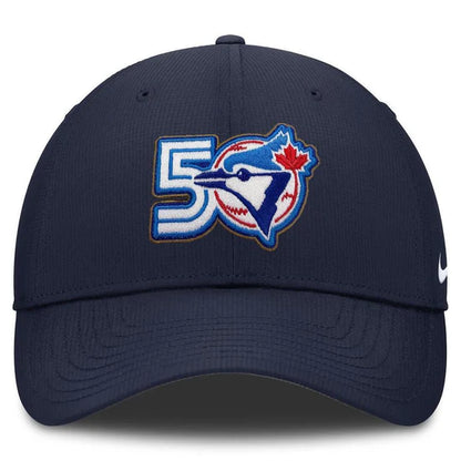 Toronto Blue Jays 50th Season Nike Dri-Fit Adjustable Club Cap - Navy
