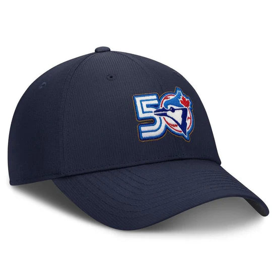Toronto Blue Jays 50th Season Nike Dri-Fit Adjustable Club Cap - Navy