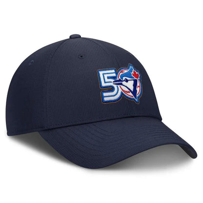 Toronto Blue Jays 50th Season Nike Dri-Fit Adjustable Club Cap - Navy