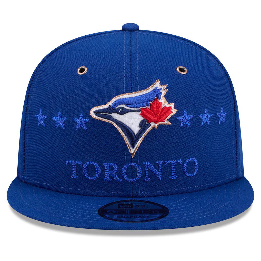 Toronto Blue Jays All Star Game 2026 Philadelphia Workout New Era 9FIFTY SnapBack Hat - Blue