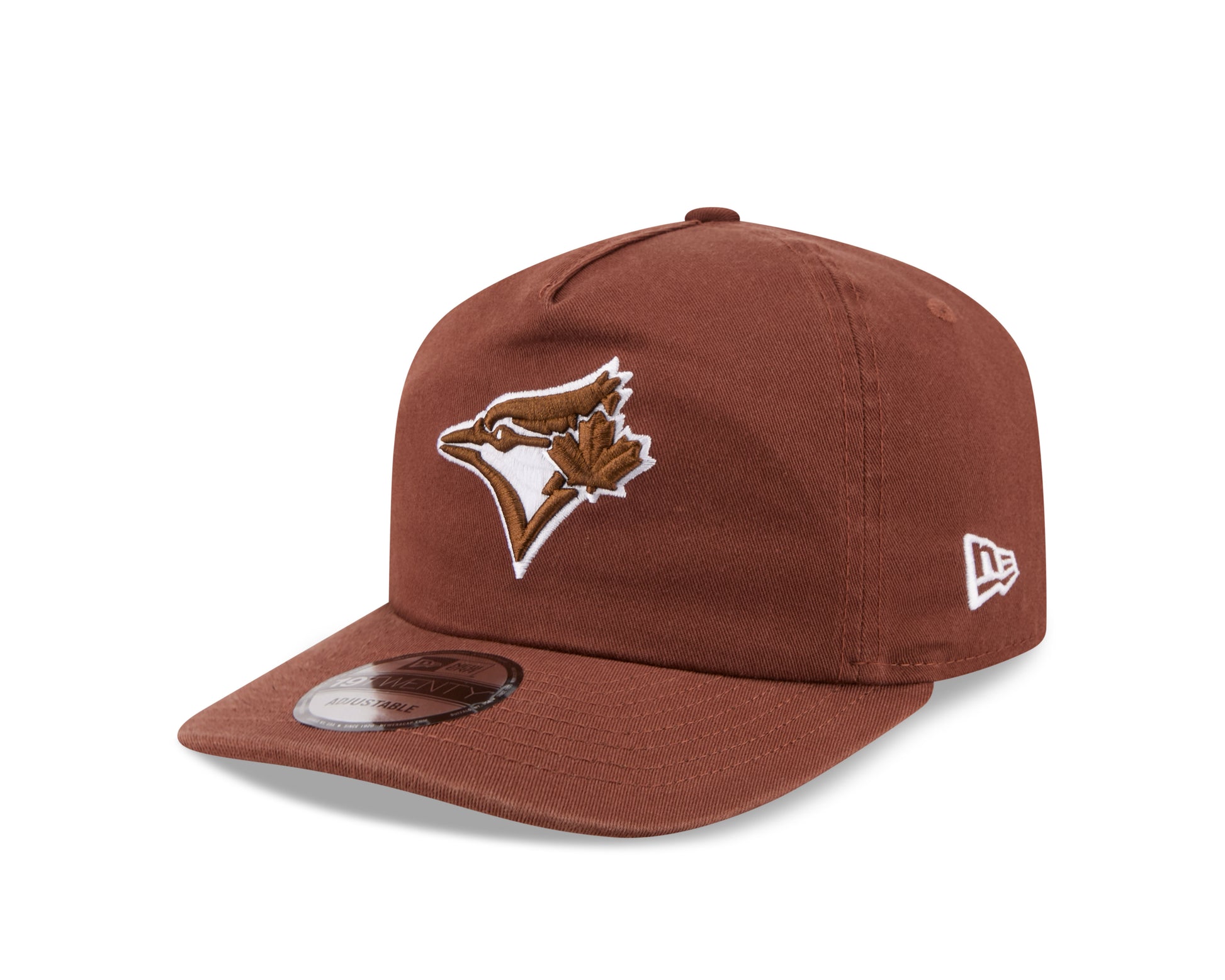 Toronto Blue Jays MLB New Era 19TWENTY Color Pack Adjustable Hat - Brown