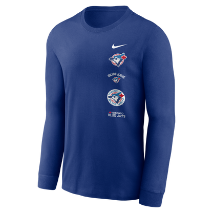 Toronto Blue Jays New Era 50th Season Anniversary Long Sleeve Shirt - Royal Blue