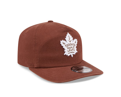 Toronto Maple Leafs NHL New Era 19TWENTY Color Pack Adjustable Hat - Brown