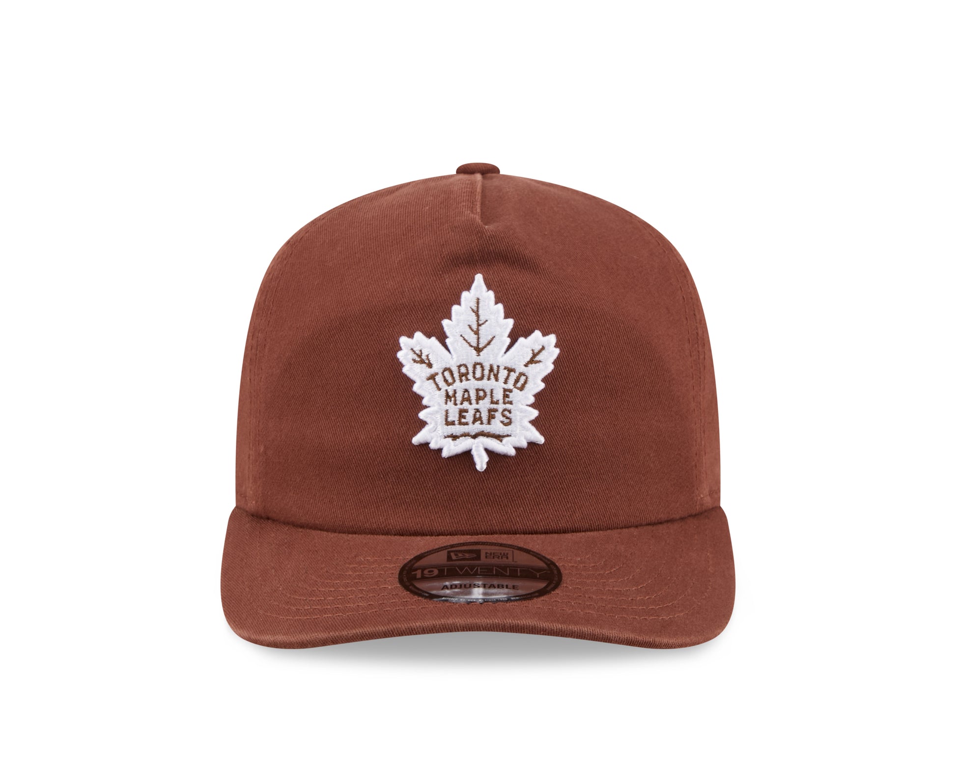 Toronto Maple Leafs NHL New Era 19TWENTY Color Pack Adjustable Hat - Brown