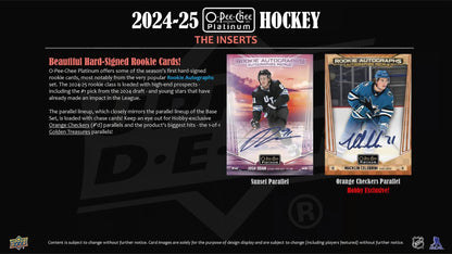 Upper Deck O-Pee-Chee Platinum 2024/25 NHL Hobby Box