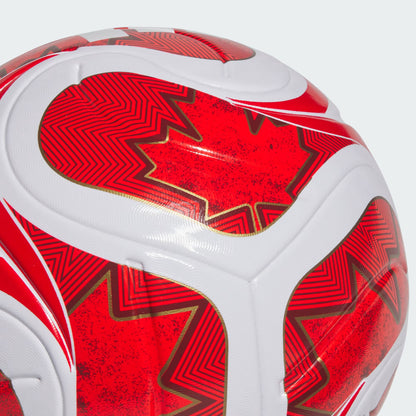 Adidas World Cup Canada FIFA 2026 Trionda League Soccer Ball- White//Red - Size 5
