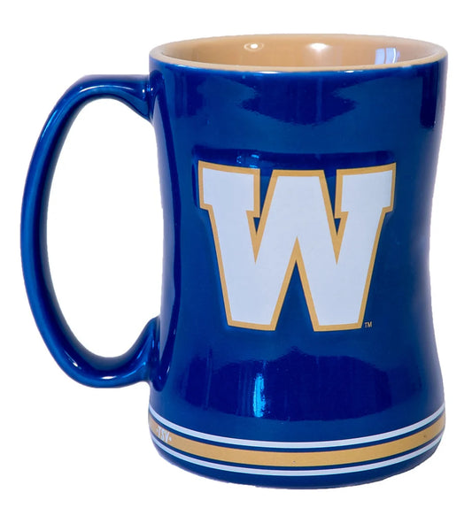 Winnipeg Blue Bombers Inglasco 14OZ Sculpted Mug