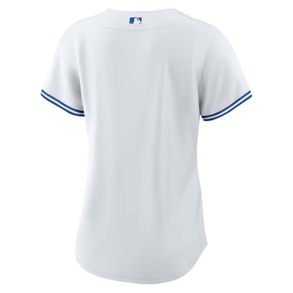 Women’s Toronto Blue Jays Home Replica World Series Patch Jersey - White