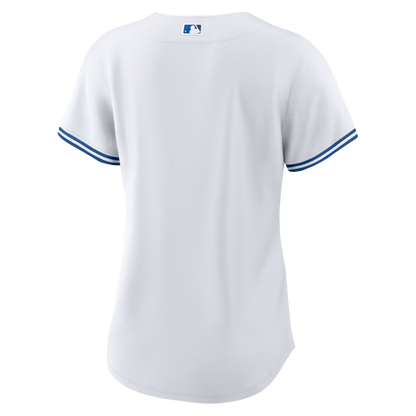 Women’s Toronto Blue Jays Home Replica World Series Patch Jersey - White