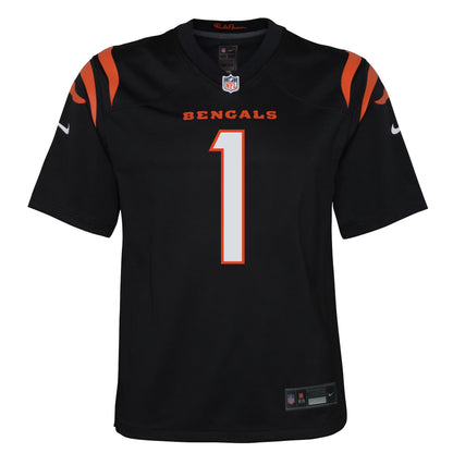 Youth Ja'Marr Chase #1 Cincinnati Bengals Game Jersey Nike - Black