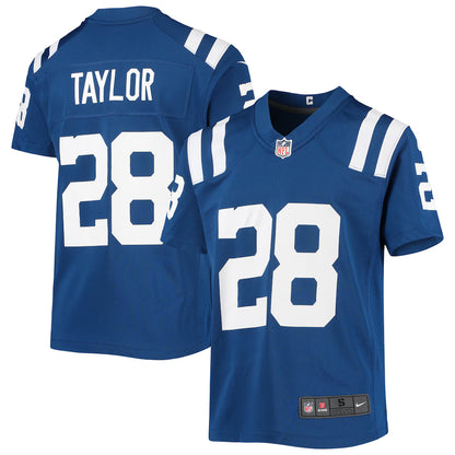 Youth Jonathon Taylor #28 Indianapolis Colts Game Jersey Nike - Blue