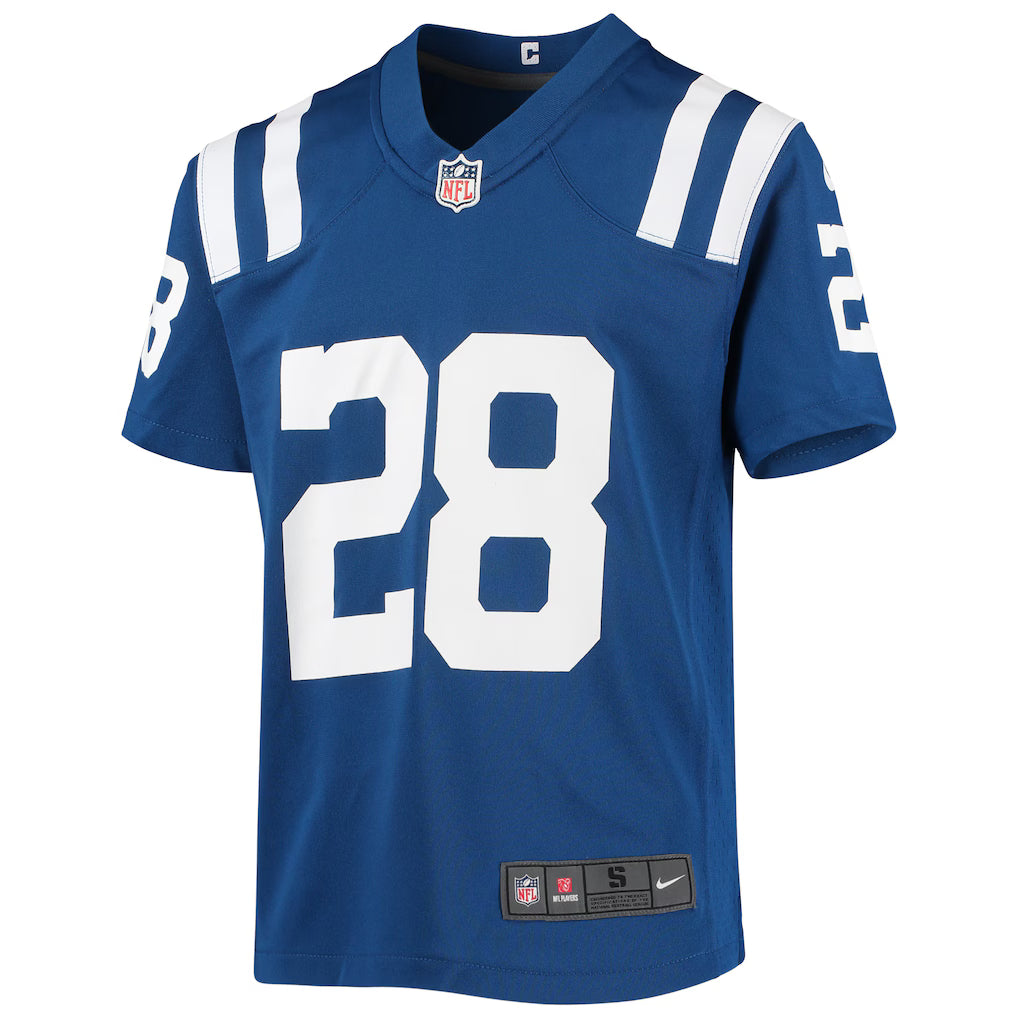 Youth Jonathon Taylor #28 Indianapolis Colts Game Jersey Nike - Blue