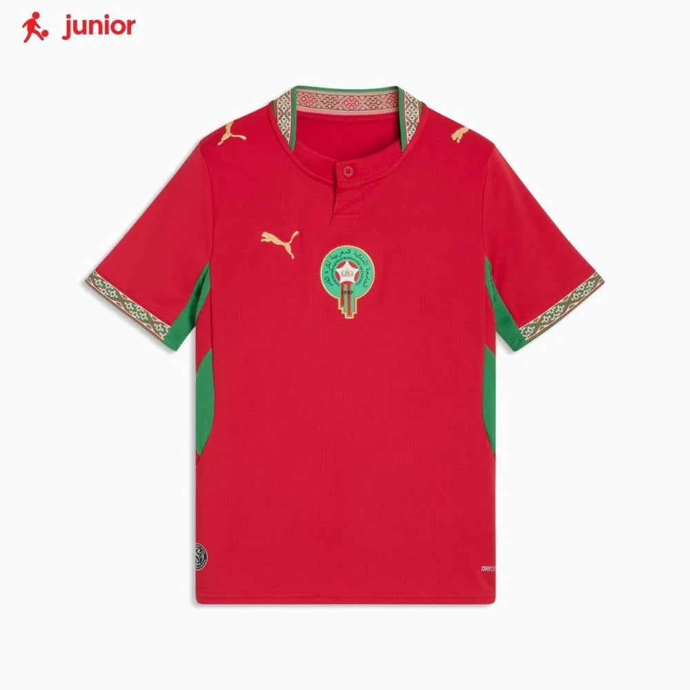 Youth Morocco FRMF National Team Fifa World Cup Puma 2025/26 Home Replica Jersey