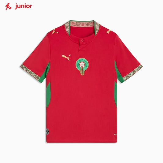 Youth Morocco FRMF National Team Fifa World Cup Puma 2025/26 Home Replica Jersey