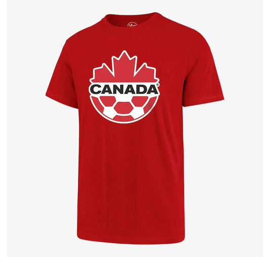 Youth Team Canada Soccer 47' Brand Fan T-Shirt - Red
