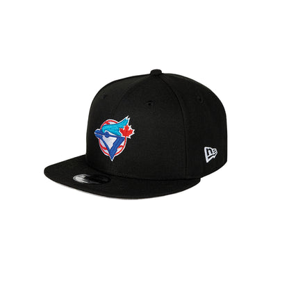 Youth Toronto Blue Jays 1977 Logo Black New Era 9Fifty Snapback Hat