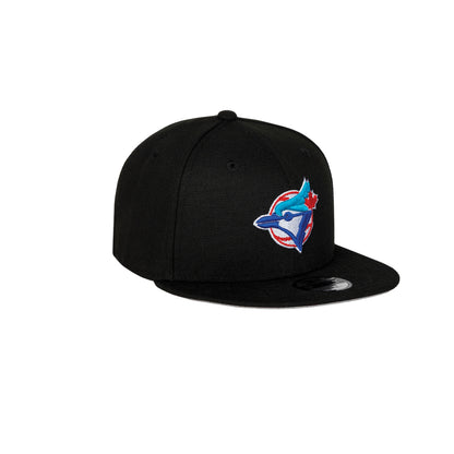 Youth Toronto Blue Jays 1977 Logo Black New Era 9Fifty Snapback Hat