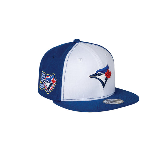 Youth Toronto Blue Jays 50th Season TwoTone White Alternate 3 New Era 9Fifty Snapback Hat