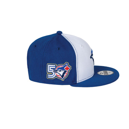 Youth Toronto Blue Jays 50th Season TwoTone White Alternate 3 New Era 9Fifty Snapback Hat