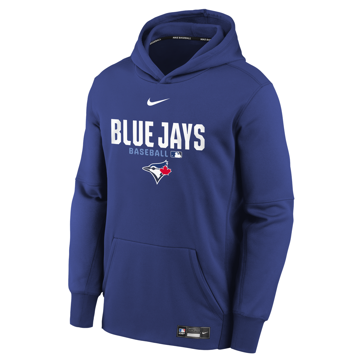 Youth Toronto Blue Jays Authentic Collection Thermal Hoodie - Blue