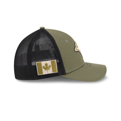 Youth/Child Toronto Blue Jays MLB 2026 Armed Forces 39THIRTY M-Crown Flex-Fit
