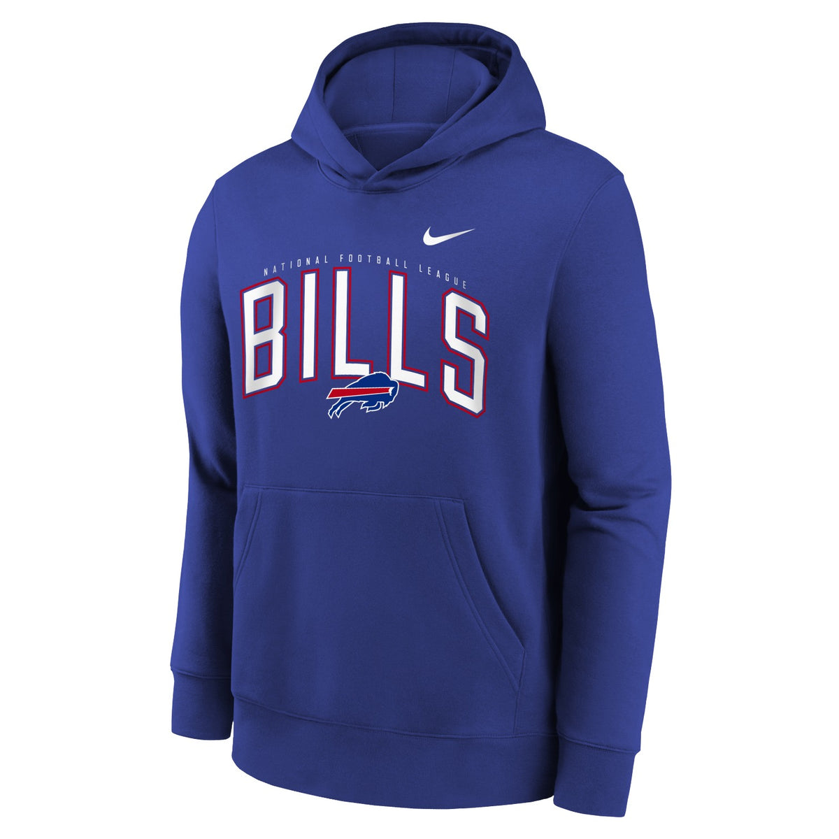 Youth Buffalo Bills Nike Logo Arch Fleece Hoodie - Royal