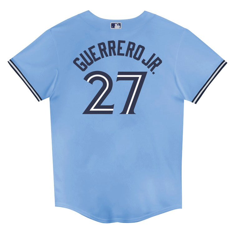 Youth Toronto Blue Jays Nike Vladimir Guerrero #27 Powder Blue Alternate Baseline Jersey