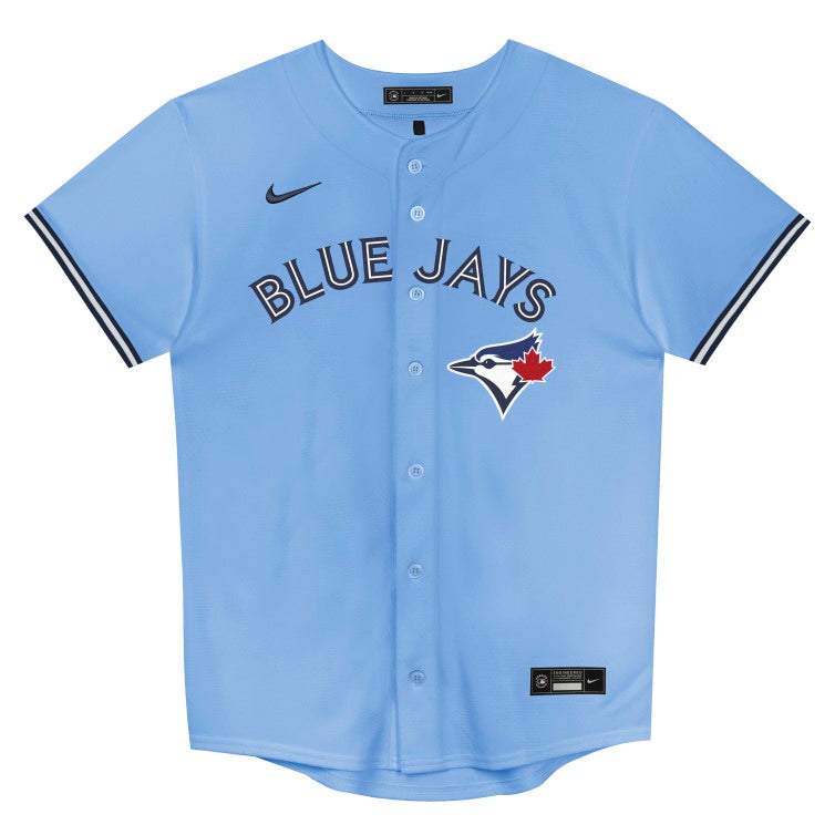 Youth Toronto Blue Jays Nike Vladimir Guerrero #27 Powder Blue Alternate Baseline Jersey