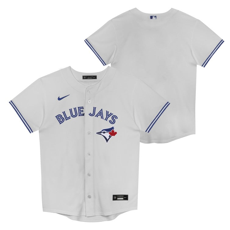 Youth Toronto Blue Jays Nike White Alternate Baseline Jersey