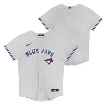 Youth Toronto Blue Jays Nike White Alternate Baseline Jersey