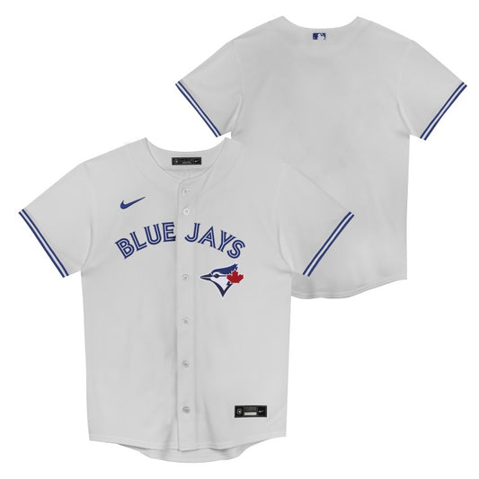 Youth Toronto Blue Jays Nike White Alternate Baseline Jersey