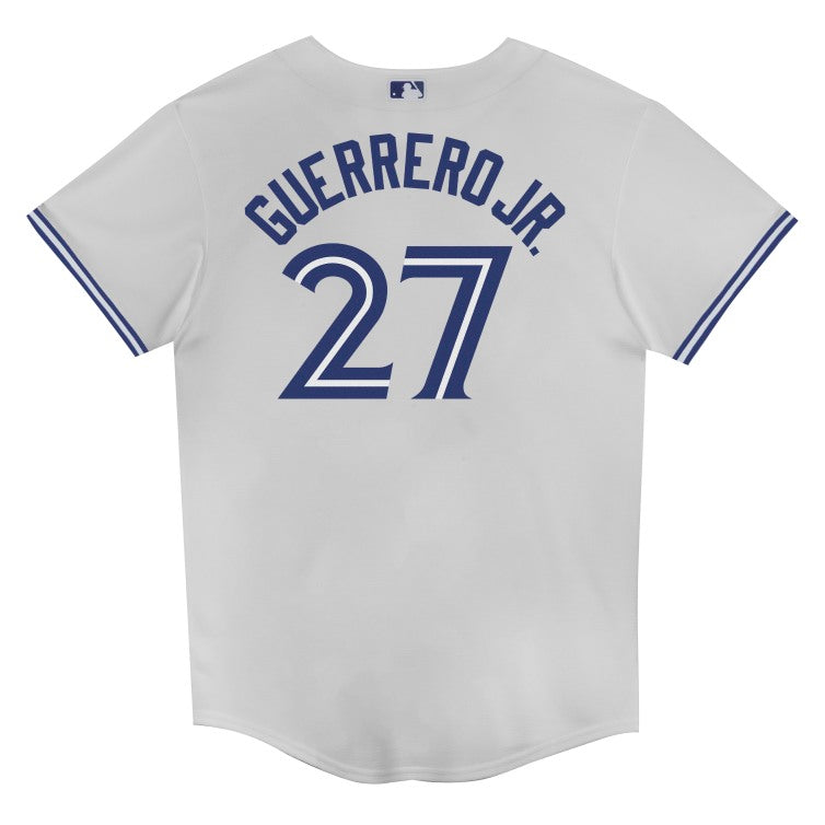 Youth Toronto Blue Jays Nike Vladimir Guerrero #27 White Alternate Baseline Jersey