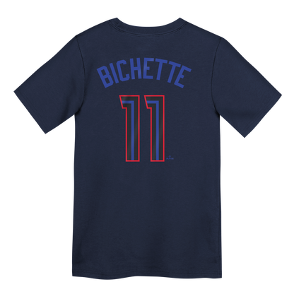 Toronto Blue Jays Name & Number T-Shirt #11 Bo Bichette - Midnight Blue