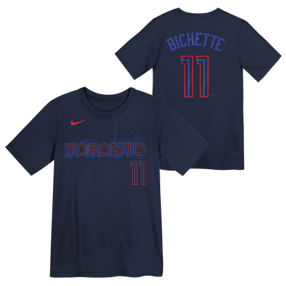 Toronto Blue Jays Name & Number T-Shirt #11 Bo Bichette - Midnight Blue