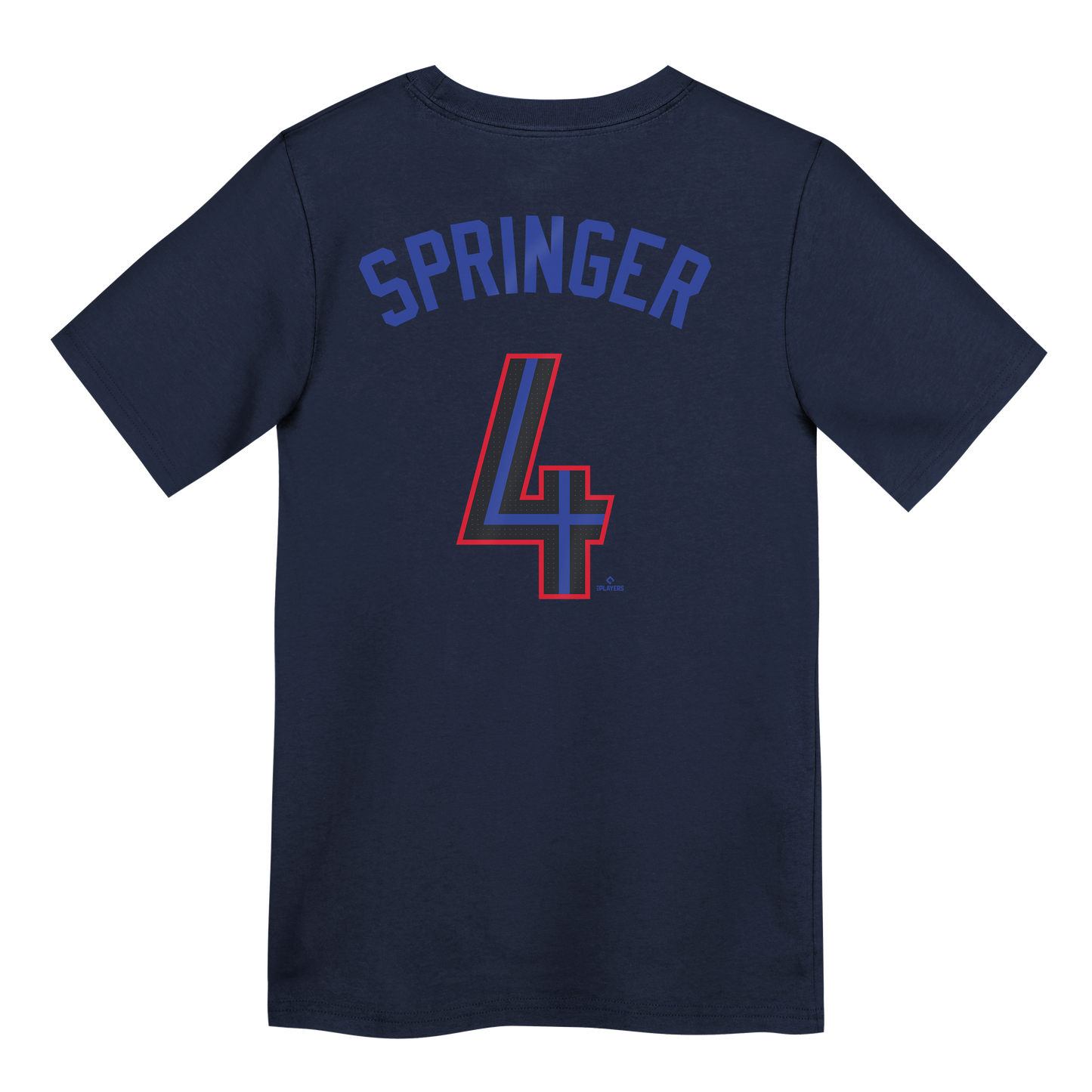 Youth Toronto Blue Jays City Connect George Springer #4 Name & Number T-Shirt