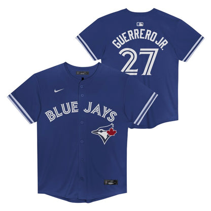 Child Toronto Blue Jays Nike Vladimir Guerrero #27 Blue Alternate Baseline Replica Team Jersey