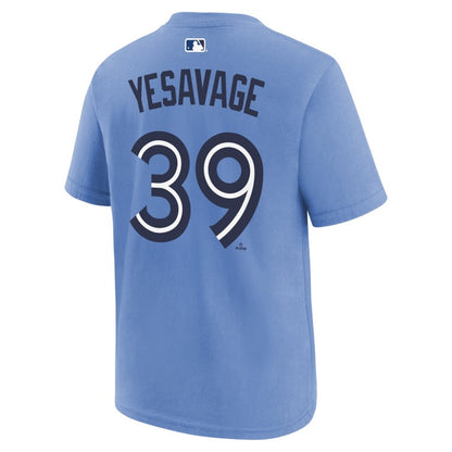 Youth Toronto Blue Jays Trey Yesavage #39 T-Shirt  - Cobalt Blue