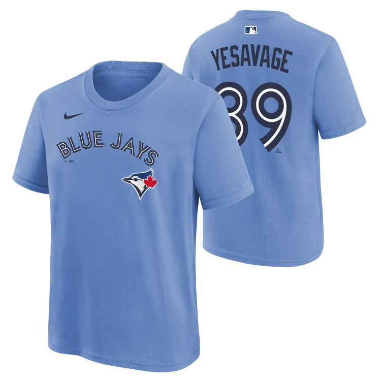 Youth Toronto Blue Jays Trey Yesavage #39 T-Shirt  - Cobalt Blue
