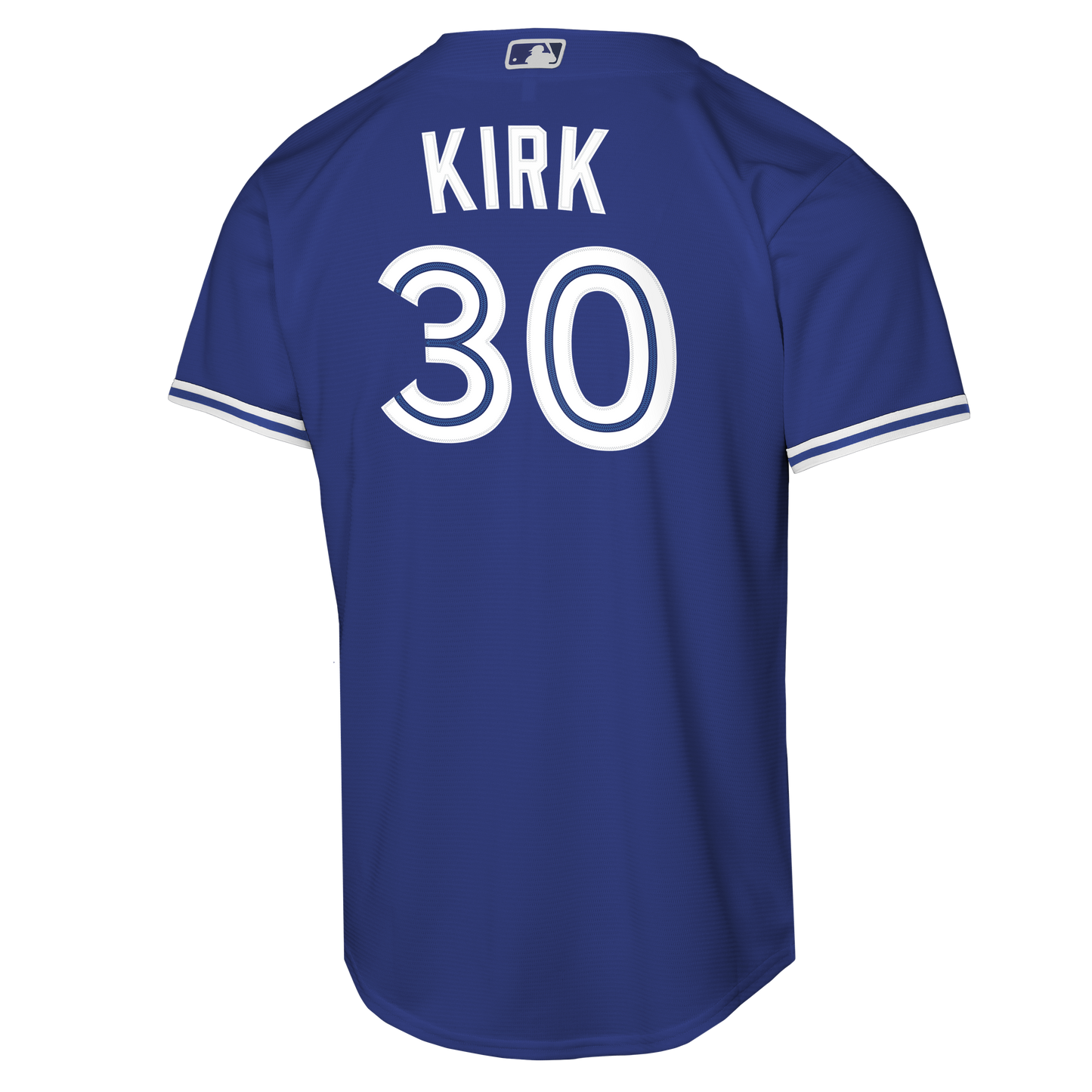Youth Toronto Blue Jays Alejandro Kirk #30 Alternate 2 Blue Baseline Jersey