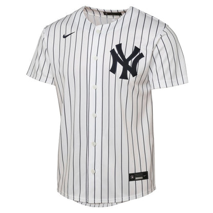 Youth New York Yankees Outerstuff Pinstripe Base-Line Jersey