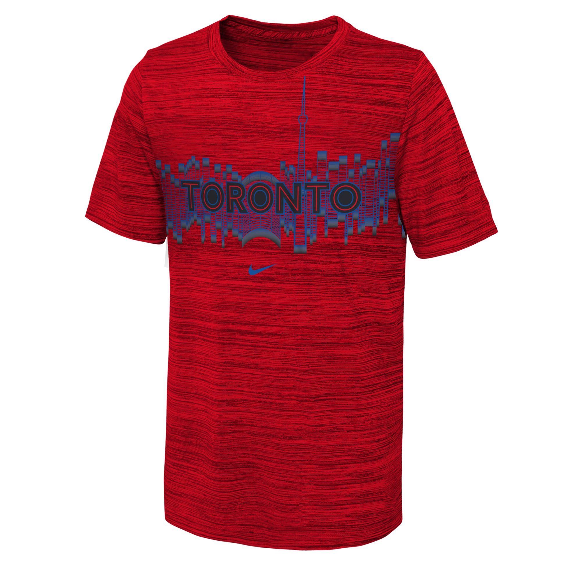 Youth Toronto Blue Jays City Connect Dri-Fit Practice T-Shirt - Red - Pro League Sports Collectibles Inc.