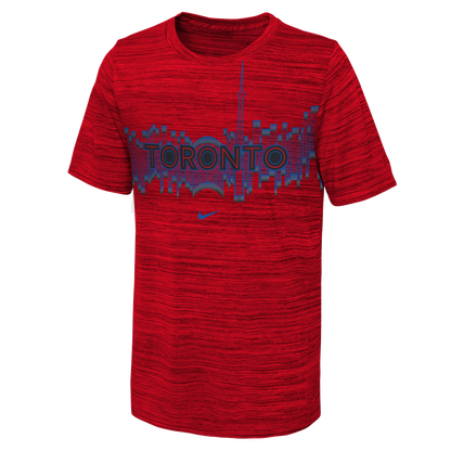 Youth Toronto Blue Jays City Connect Dri-Fit Practice T-Shirt - Red - Pro League Sports Collectibles Inc.