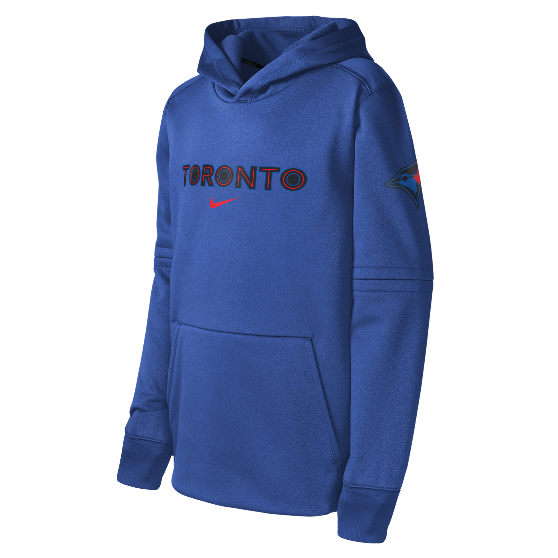 Youth Toronto Blue Jays 2024 City Connect Royal Blue - Practice Hoodie - Pro League Sports Collectibles Inc.