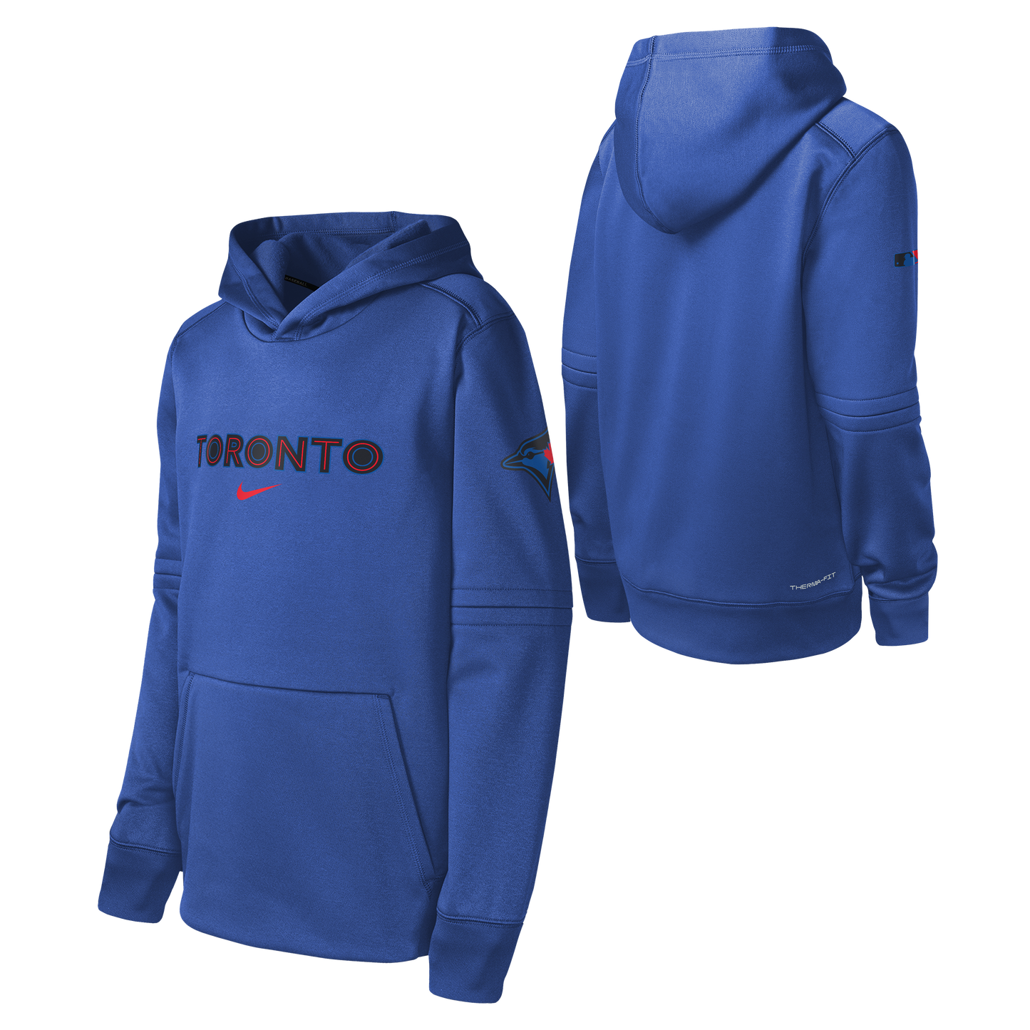 Youth Toronto Blue Jays 2024 City Connect Royal Blue - Practice Hoodie - Pro League Sports Collectibles Inc.