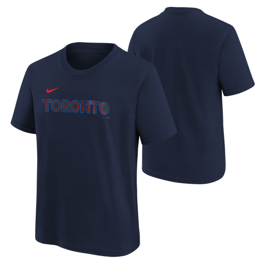 Toronto Blue Jays Wordmark T-Shirt - Midnight Blue