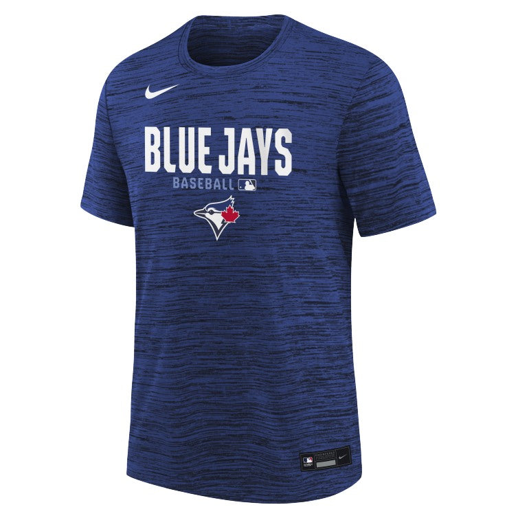 Youth Toronto Blue Jays Nike City Connect Authentic Collection Velocity Dri-Fit T-Shirt - Royal Blue
