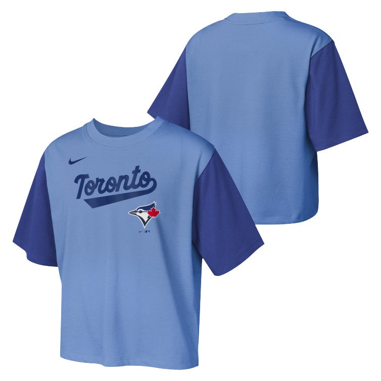 Girls Toronto Blue Jays MLB Fashion Short-Sleeve T-Shirt
